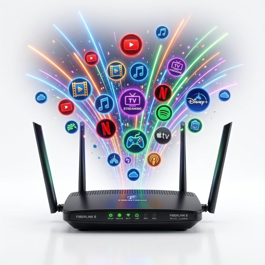 Dtech Superfiber Router